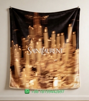 Yves Saint Laurent Throw Blankets